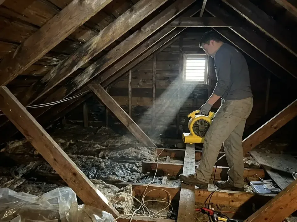 attic-water-damage-drying-proc-007 — frequently asked questions, Emergency Water Extraction & 24/7 Flood Response in White C…
